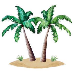 Beach Palm Trees PNG 88 PNG