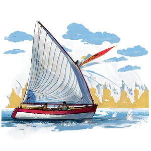 Beach Sailing Adventure PNG Pop24 PNG
