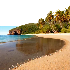 Beach Sand And Cliffs PNG Crx9 PNG