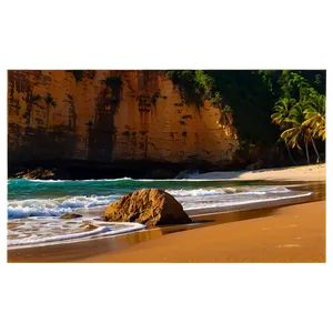 Beach Sand And Cliffs PNG Dyi90 PNG