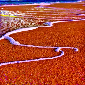 Beach Sand And Sea PNG Ogq