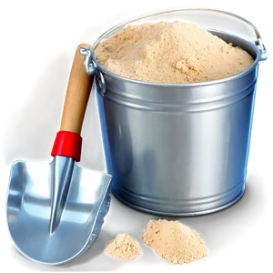 Beach Sand Bucket And Shovel PNG 06292024 PNG