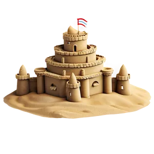 Beach Sand Castle Png Ops PNG image