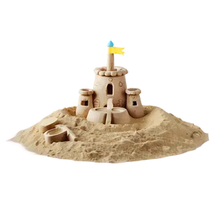 Beach Sand Castle PNG Qfj PNG