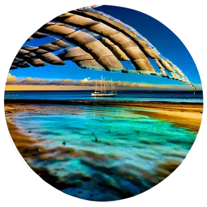 Beach Sunset Cruise PNG Vfk89 PNG