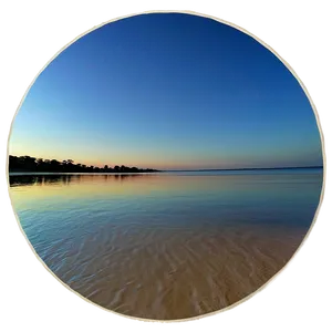 Beach Sunset Reflection PNG 90
