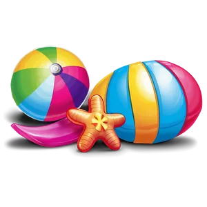 Beach Toys And Games Png 06292024 PNG image