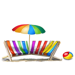 Beach Umbrella PNG 05232024