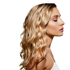 Beach Waves Blond Hair PNG 53 PNG