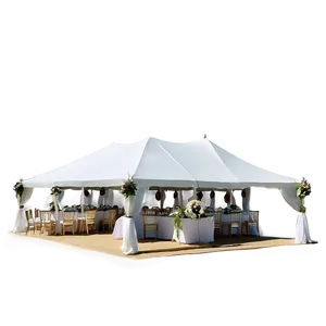 Beach Wedding Marquee PNG Xuf