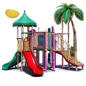 Beachside Playground Paradise Png 05232024 PNG image