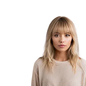 Beachy Blonde Bangs PNG Ywe43 PNG