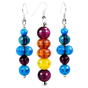 Bead Earrings Craft Png 06262024 PNG image