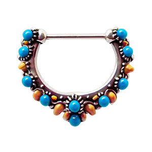 Beaded Nose Ring Png Pej PNG image