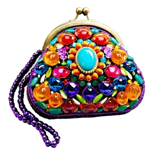 Beaded Purse Png Dqd80 PNG image