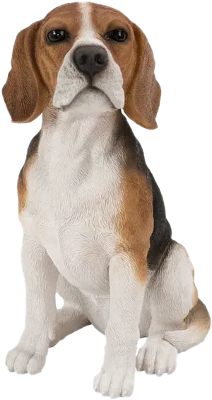 Beagle Dog Sitting Transparent Background PNG image