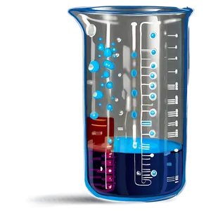 Beaker For Science Experiment PNG 11