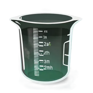 Beaker With Measurements PNG 05232024