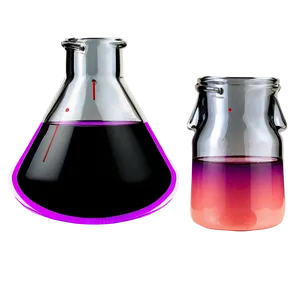 Beaker With Purple Fluid PNG 05232024 PNG