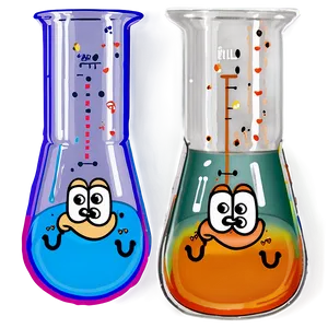 Beaker With Reaction PNG Cjn