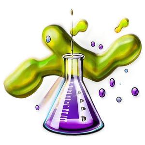 Beaker With Solution PNG 05232024