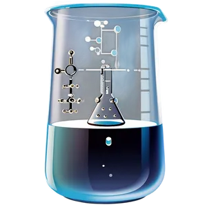 Beaker With Solution PNG Nur26