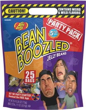 Bean Boozled Jelly Beans Packaging PNG image