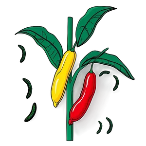 Bean Plant Clipart PNG 06272024