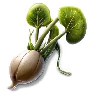 Bean Sprout Vector PNG Wqq55