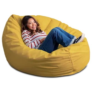 Beanbag For Dorm Room Comfort PNG Esa