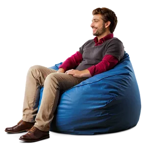 Beanbag For Two People PNG 06202024