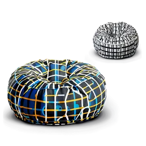 Beanbag In Geometric Patterns PNG Aqf41 PNG
