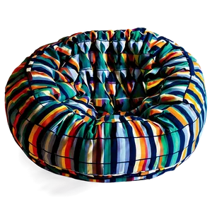 Beanbag In Geometric Patterns PNG Toq PNG