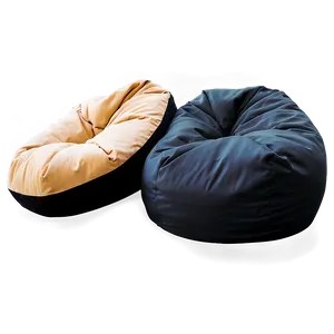 Beanbag In Monochrome Tones PNG 1 PNG