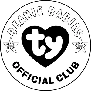 Beanie Babies Official Club Logo PNG