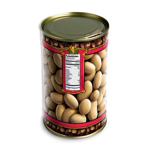 Beans Can Label Png 06212024 PNG image