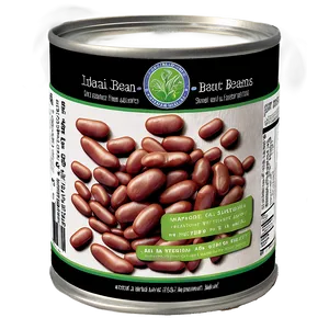 Beans Can Label Png Dqe54 PNG image