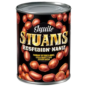 Beans Can On Shelf PNG 12
