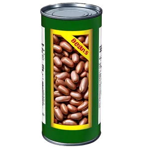Beans Can With Label PNG Oro70 PNG