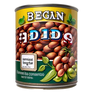 Beans Can With Label PNG Prf21 PNG