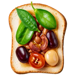 Beans On Toast Png Nvu PNG image