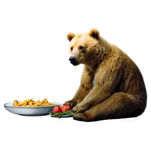 Bear Eating Png 65 PNG image