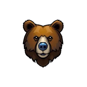 Bear Face Decoration PNG Vel PNG