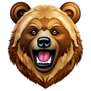 Bear Face Emoji Png 87 PNG image