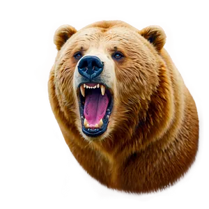 Bear Face Flat Design PNG Ivg73 PNG