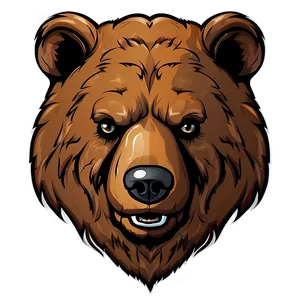 Bear Face For Logo Design PNG 10 PNG