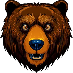 Bear Face For Logo Design PNG 15 PNG