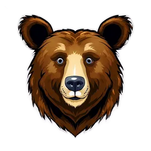 Bear Face Icon Png 06292024 PNG image