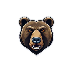 Bear Face Mascot Png Vqd72 PNG image