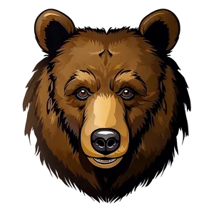 Bear Face Vector Png Nai PNG image